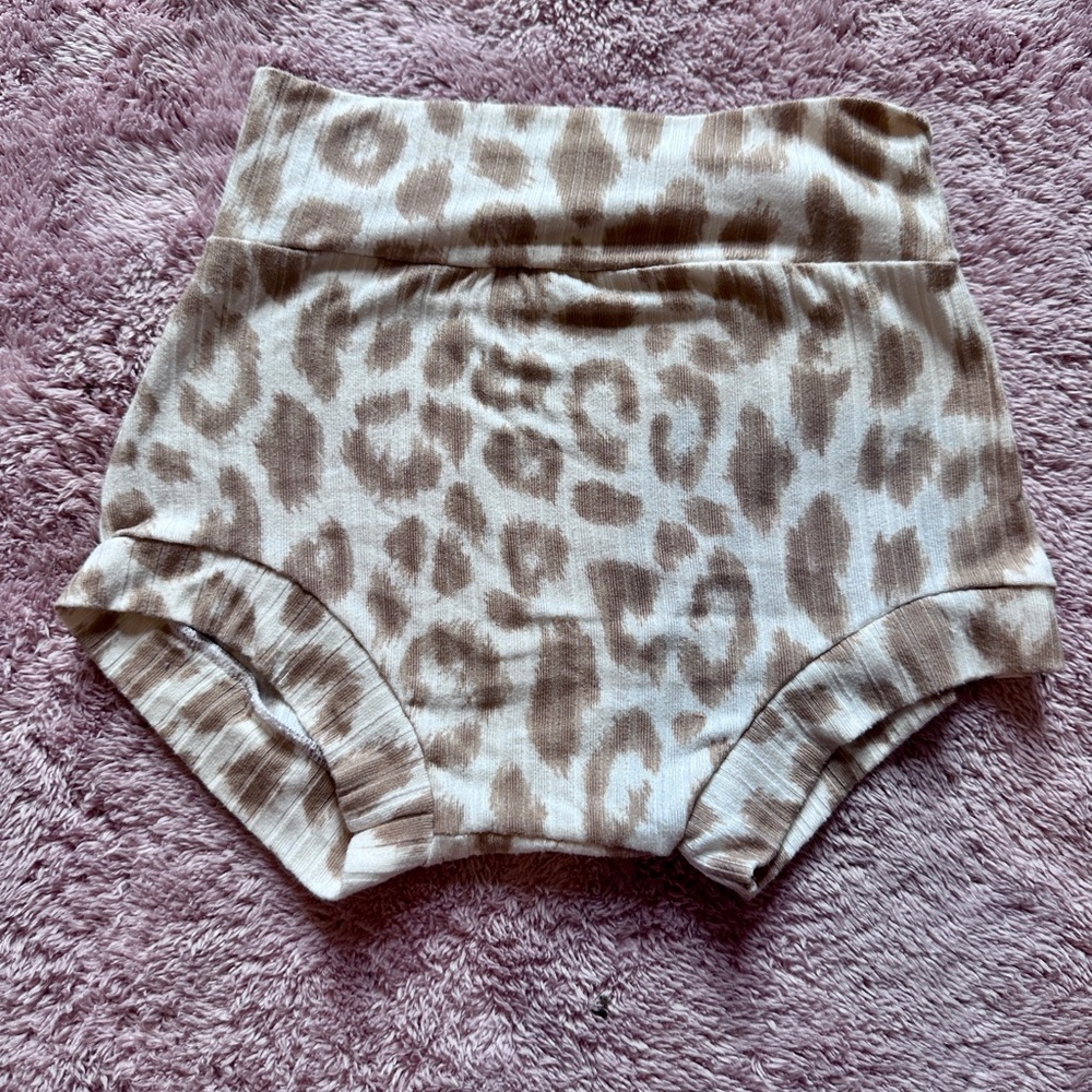 Leopard Pattern Kids Shorts